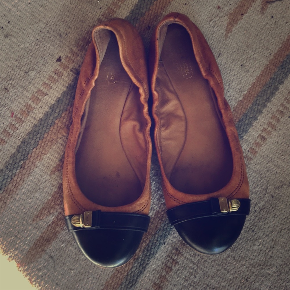 Coach flats size 8